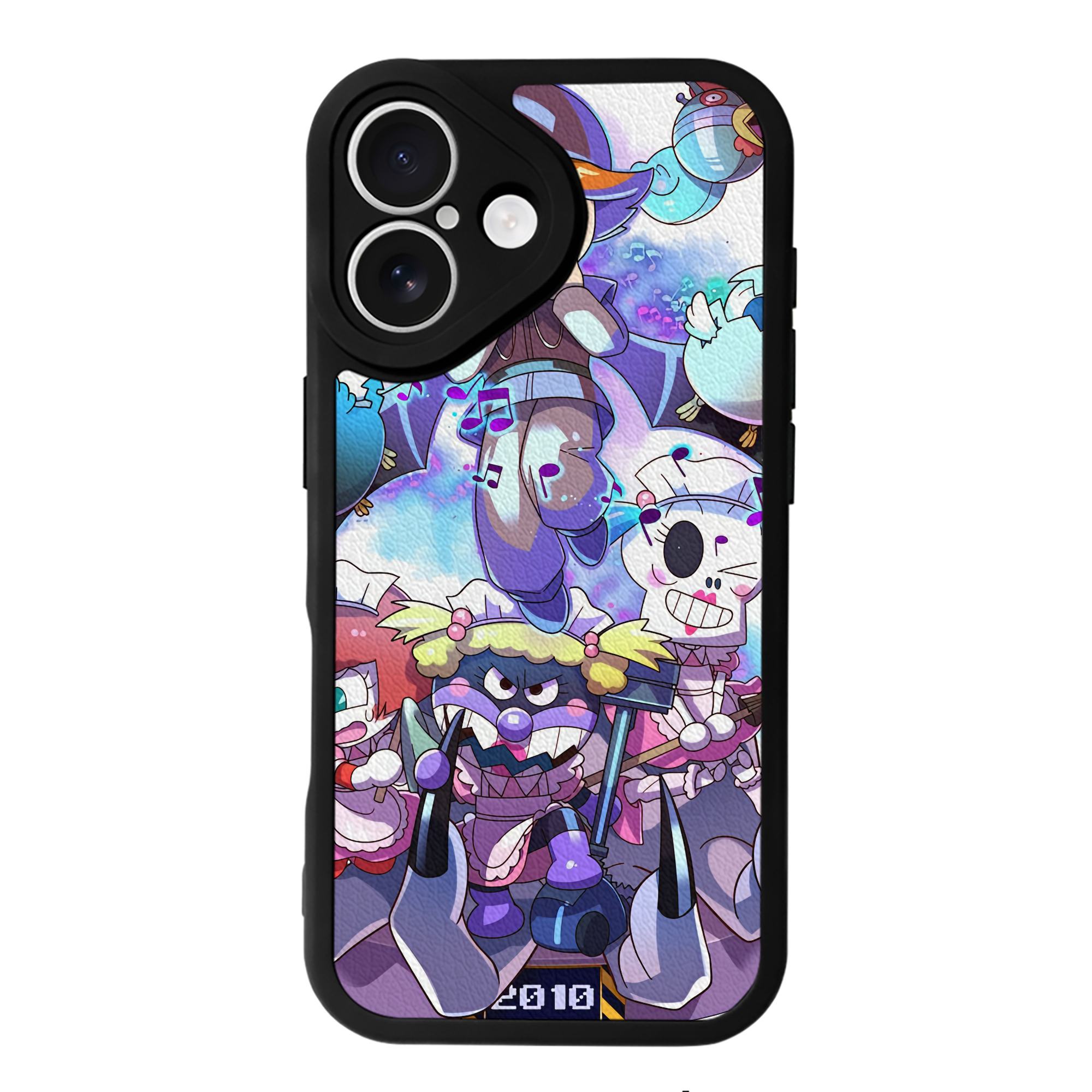 （画像用） アンパンマン Anpanman 【iPhone 16シリーズ対応】シリコンスマホケース（レザー調） 材質：シリコン